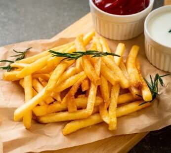 Kids Portion Fries With Sauce
