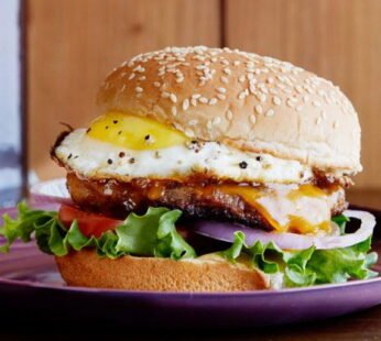 Egg Burger on a Bun