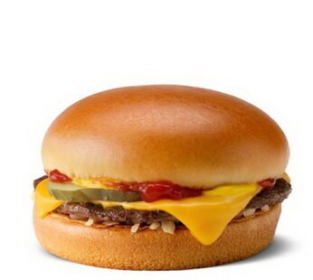 Single American Cheeseburger